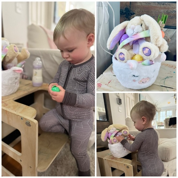 PB+GRAPE| Geometric ‘Maze’ Bamboo Footie - Picture 6 of 6